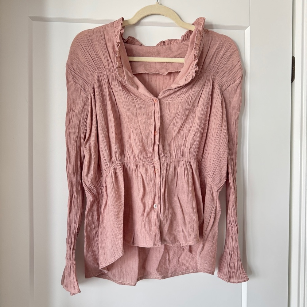 Y.Butterfly- Korean Ruffled Blouse